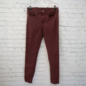 BDG Women's Maroon Jeans (Stretch) Size 8